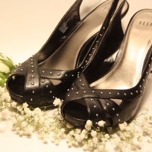 Elle "Maddy" Slingbacks - Black